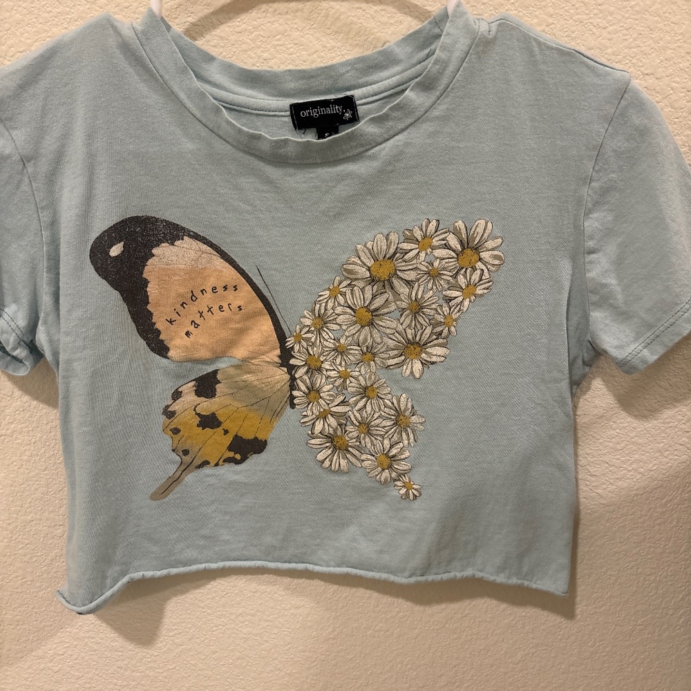 Originality size small cropped tee